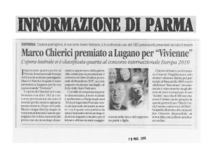 Articolo su Viviene dall'Informazione di Parma